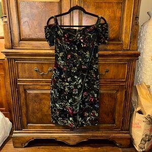 Vintage By Choice Floral Velvet Dress